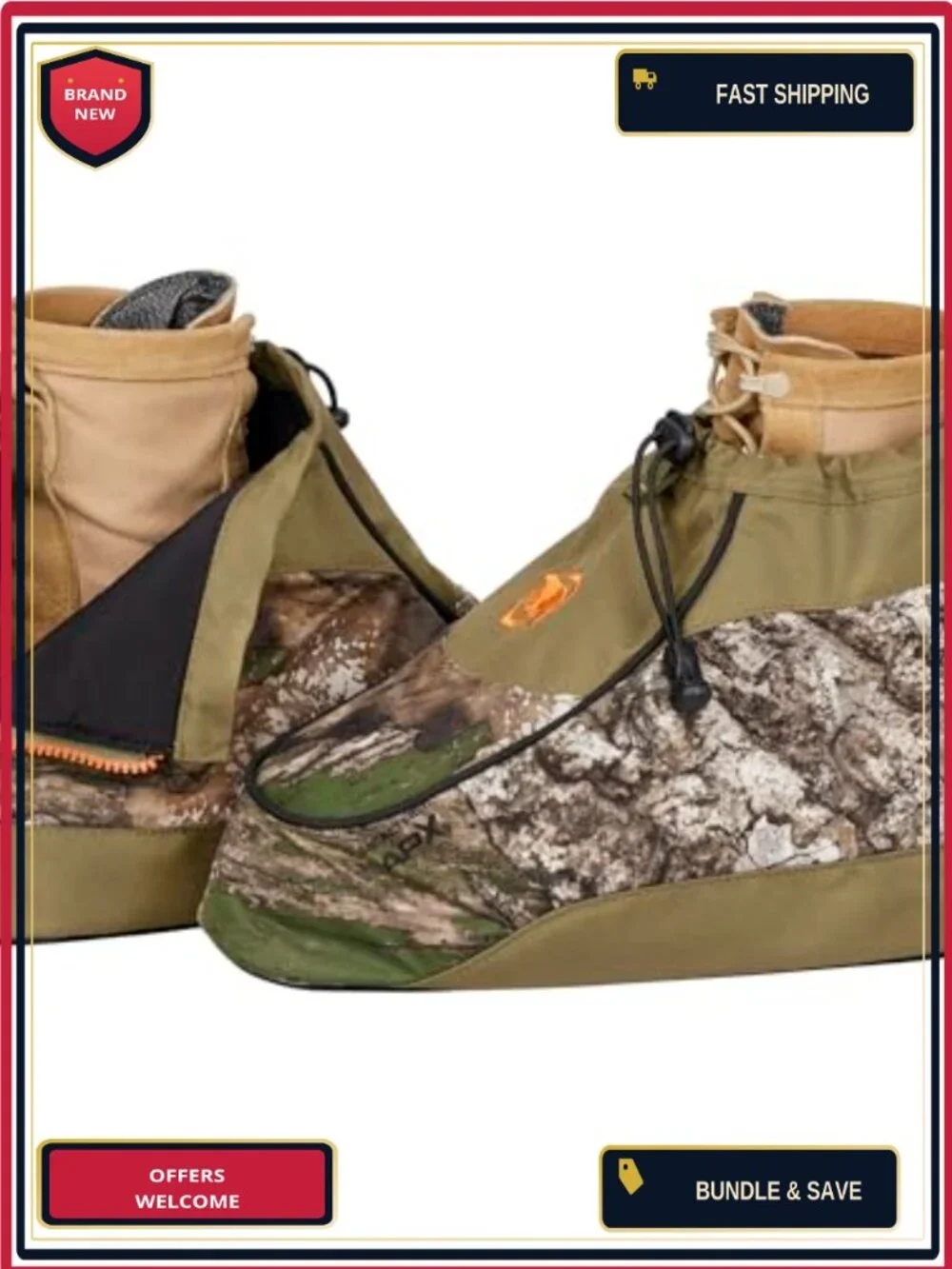Over The Boot Insulators, Windproof Water Resistant, Hunting Fishing